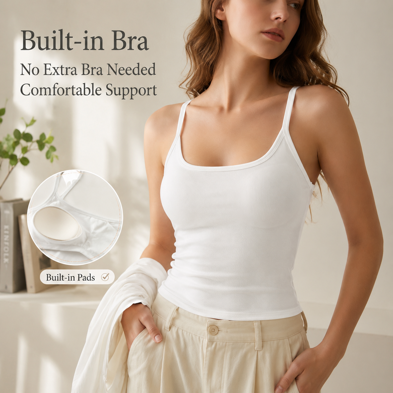 Built-in Bra Support