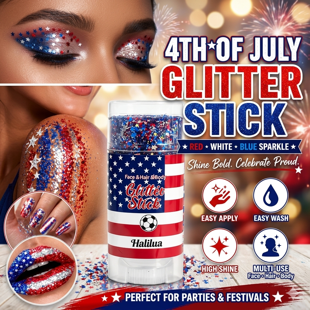 Be the Spark at the Party! ✨ The Ultimate 4th of July Glitter Stick.🎇-BP