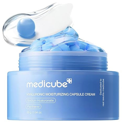 🏆 Medicube Capsule Cream - Double Hydration💦 & Anti-Aging Gel Moisturizer for All Skin Types ⏳| Hyaluronic Acid(PDRN, HA, Vit C, TXA)-LP