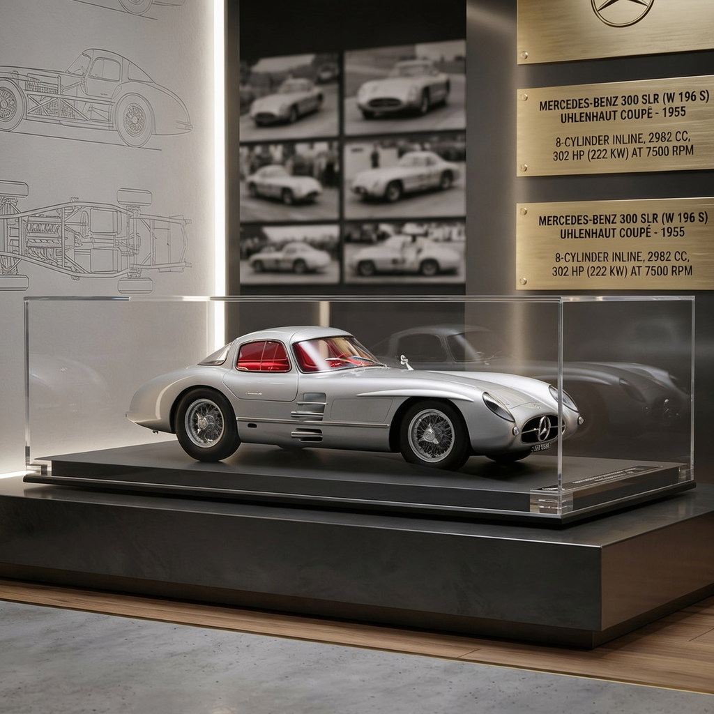 🔥Mercedes-Benz 300 SLR Uhlenhaut Coupe Model - 🏎️The World’s Most Expensive Classic Car Building Set, Exquisite Collectible Gift-BP