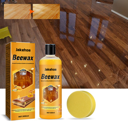 🔥🔥Hot Sale 49% OFF!!🐝Beeswax Wood Polish and Maintenance Liquid |💫Restore Shine & Protect Wooden Furniture-FO