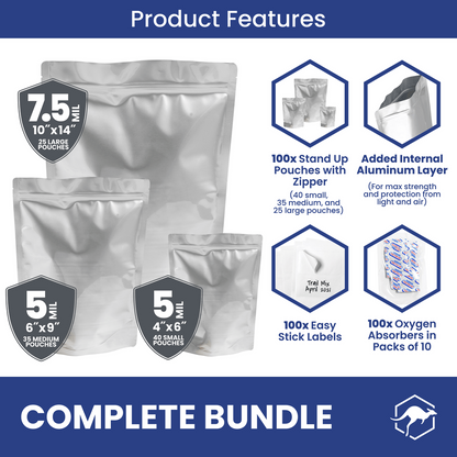 🏆2026 Hot Picks-💫 55K+ SOLD! 🛍️ Reusable Aluminum Foil Storage Bags – Durable, Leakproof & Reusable for Everyday Use 🌿-EV