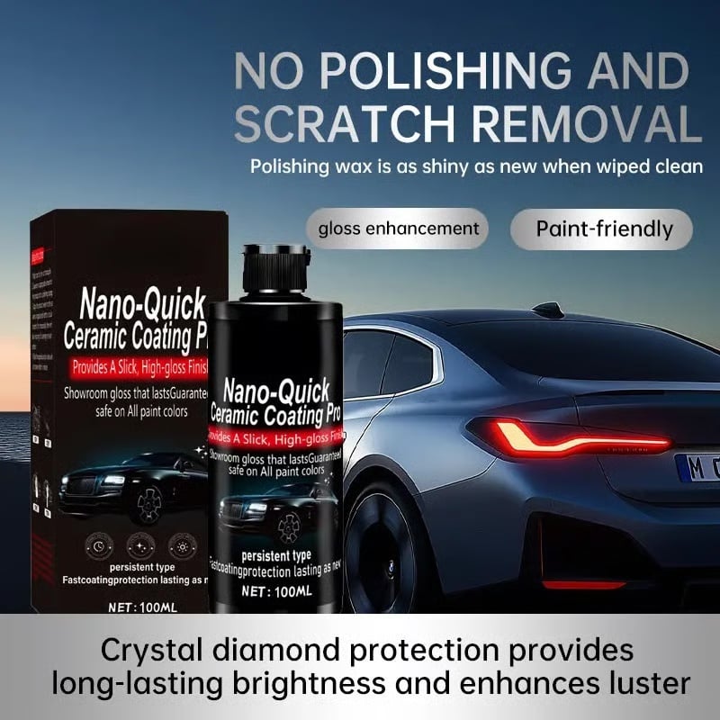 🔥🔥Hot Sale 49% OFF!!⚡Ceramic Coating Pro for automobiles | Instant Shine & Waterless Protection-FO