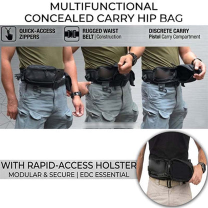 ⚡Hot Sales 49% OFF🔥Multifunctional Concealed Carry Hip Bag with Rapid-Access Holster-EV1