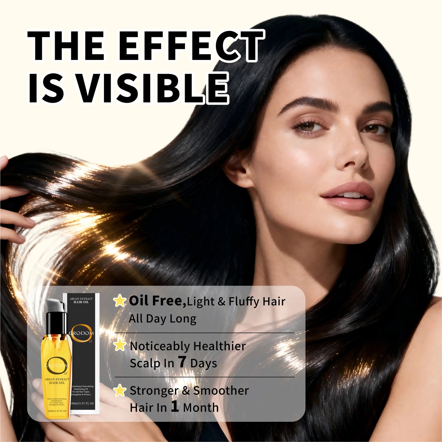 ⚡Hot Sales 49% OFF🔥GRODOM Argan & Coconut Hair Oil | Smooth & Full Anti-Hair Loss Serum-EV1