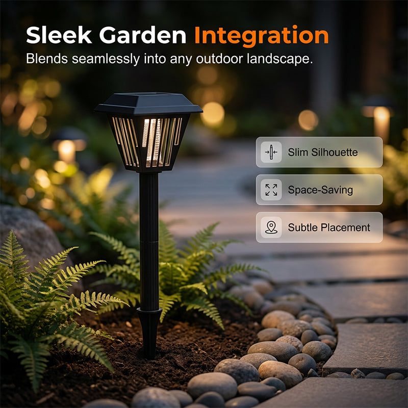 🦟❌Solar-Powered Mosquito Killer Lamp☀️Auto Charges During the Day 💧Durable & Waterproof-EQ