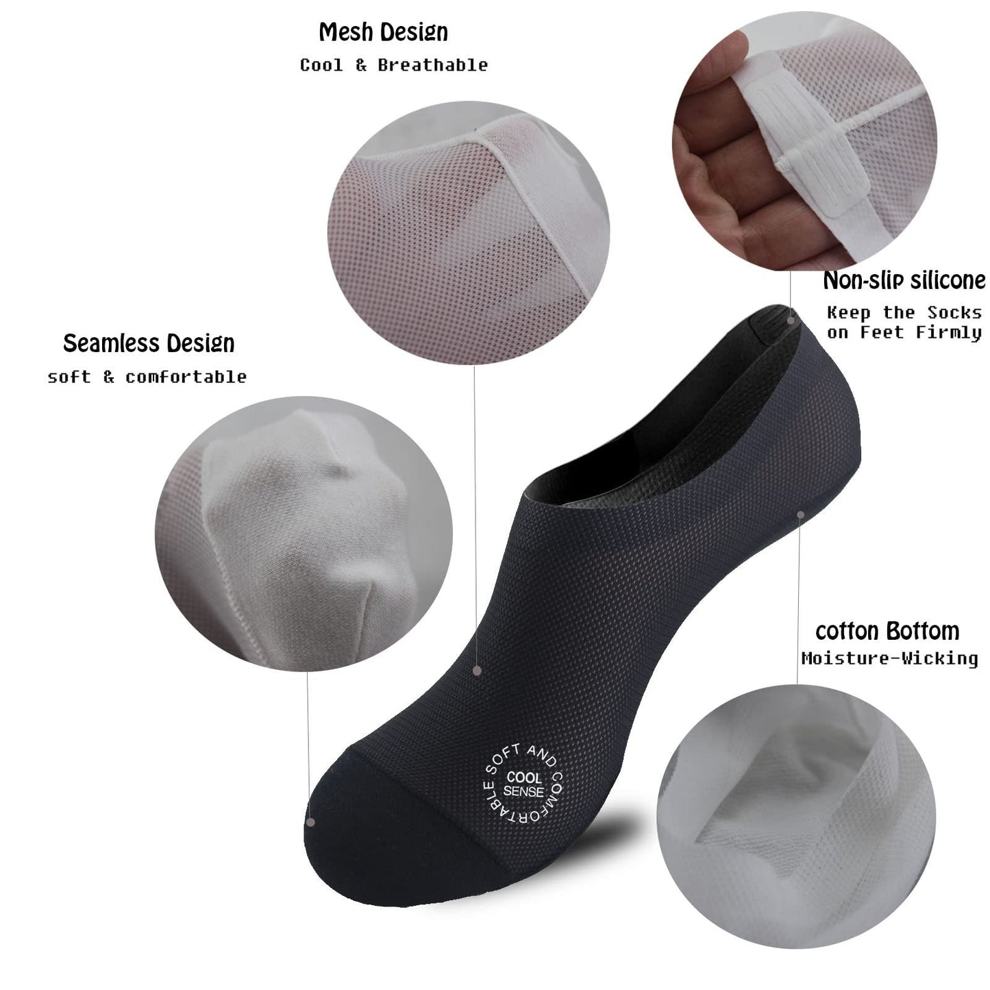 🏆2026 Hot Picks-ailbreak the Heel: The Only Invisible No-Show Socks That Actually Stay Put-EV
