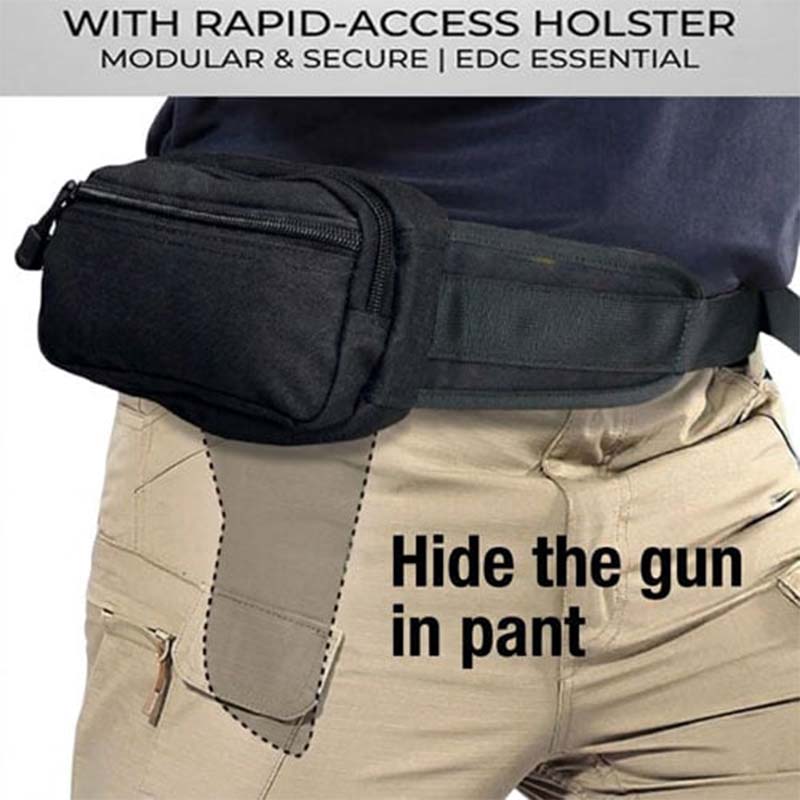 ⚡Hot Sales 49% OFF🔥Multifunctional Concealed Carry Hip Bag with Rapid-Access Holster-EV1