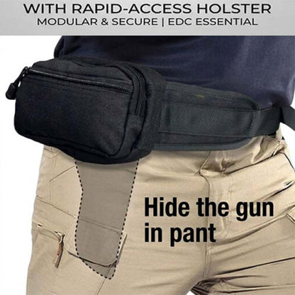 ⚡Hot Sales 49% OFF🔥Multifunctional Concealed Carry Hip Bag with Rapid-Access Holster-EV1