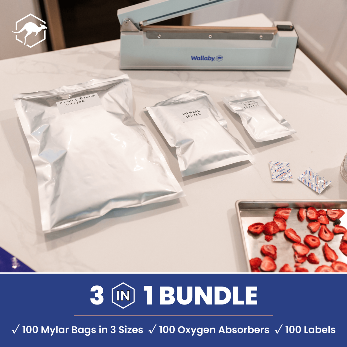 🏆2026 Hot Picks-💫 55K+ SOLD! 🛍️ Reusable Aluminum Foil Storage Bags – Durable, Leakproof & Reusable for Everyday Use 🌿-EV