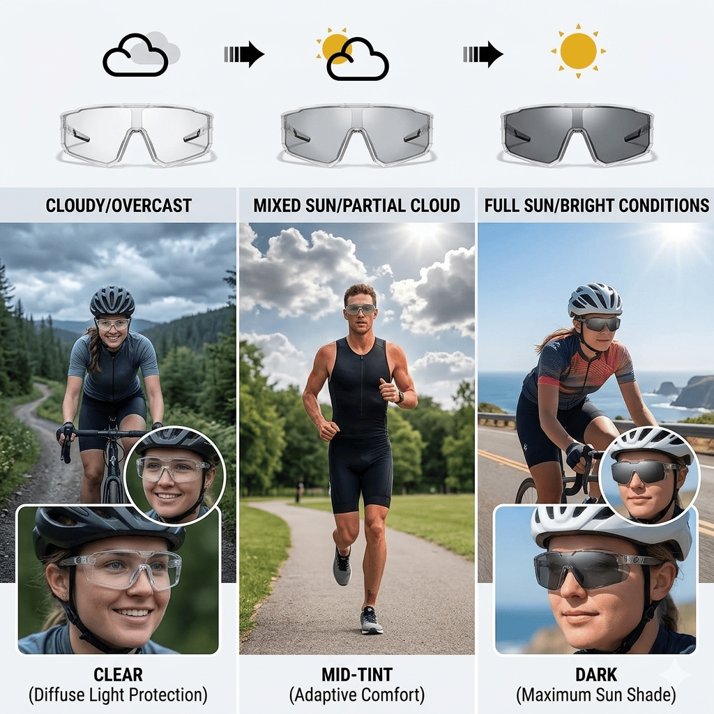🕶️Photochromic Goggles | UV Protection for Day & Night Riding-EV