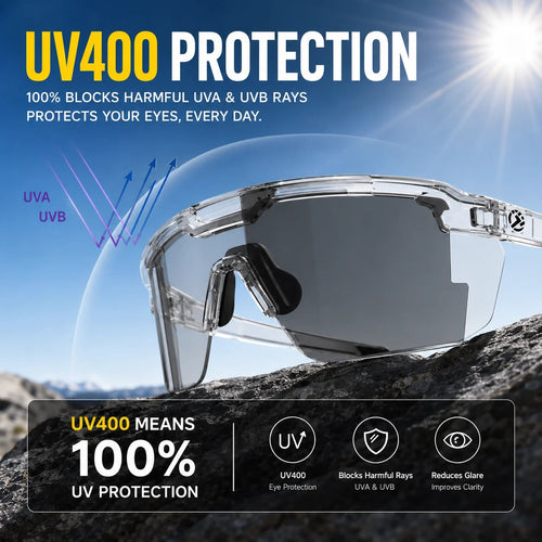 🕶️Photochromic Goggles | UV Protection for Day & Night Riding-EV