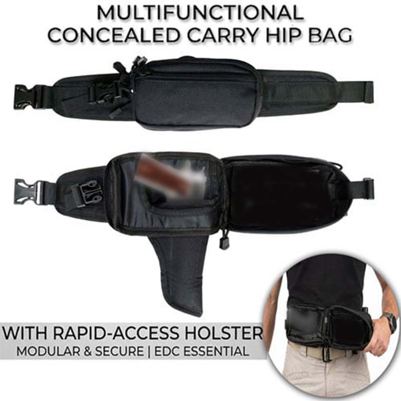 ⚡Hot Sales 49% OFF🔥Multifunctional Concealed Carry Hip Bag with Rapid-Access Holster-EV1