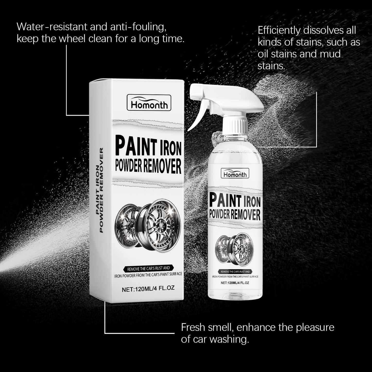 Professional Rust Remover Spray – Instantly Remove Rust & Restore Metal Like New-EV