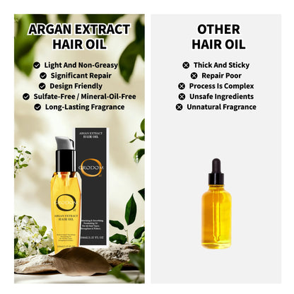 ⚡Hot Sales 49% OFF🔥GRODOM Argan & Coconut Hair Oil | Smooth & Full Anti-Hair Loss Serum-EV1