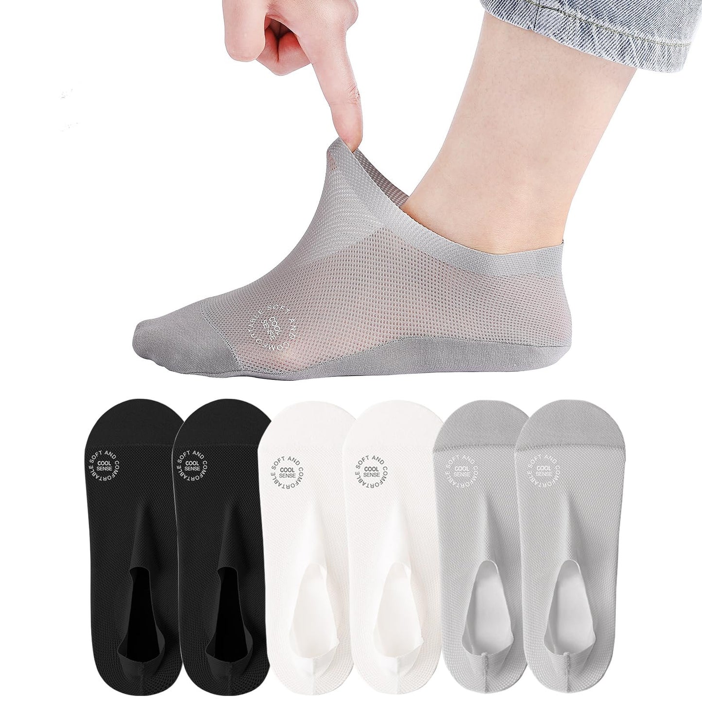 🏆2026 Hot Picks-ailbreak the Heel: The Only Invisible No-Show Socks That Actually Stay Put-EV
