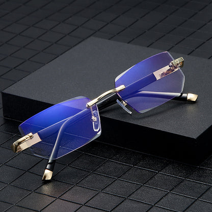 🔥Advanced Frameless Anti-Blue Light Glasses👓 | Auto-Focus Tech, Radiation Shield & UV Protection to Relieve Eye Strain-EQ