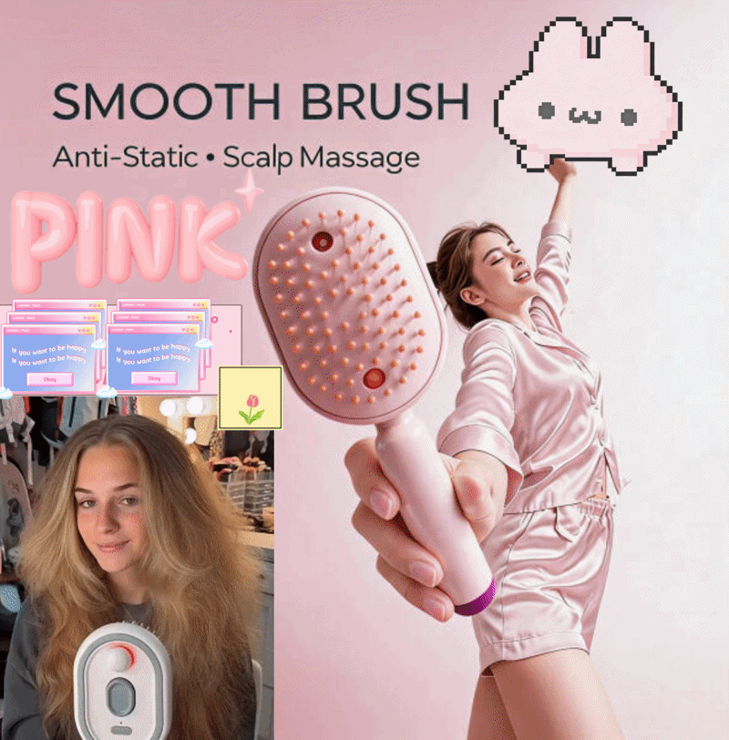 🔥🔥🔥2026 Top Beauty Gadget | Electric Spray Massage Hairbrush Reverse Hair Thinning -BP