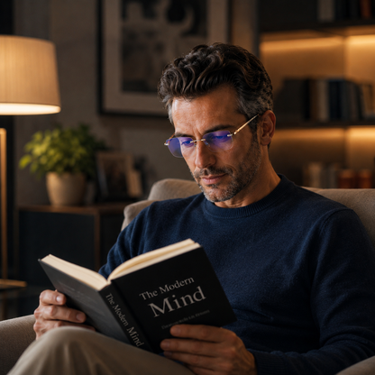 🔥Advanced Frameless Anti-Blue Light Glasses👓 | Auto-Focus Tech, Radiation Shield & UV Protection to Relieve Eye Strain-EQ