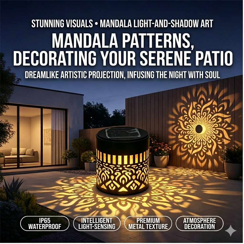 🌟 Make Your Garden Shine After Sunset ✨  Wireless Solar Garden Lights – Instantly Create a Warm & Beautiful Outdoor Atmosphere-&F