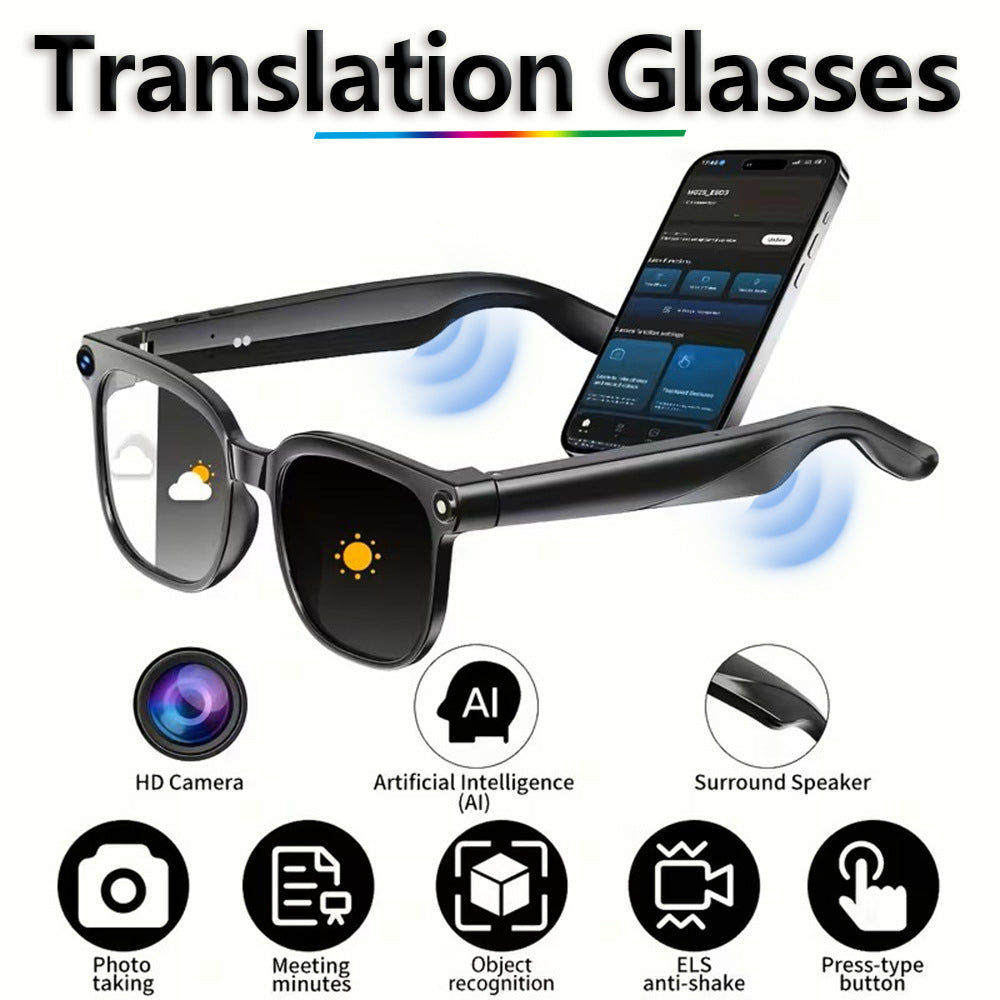 ✈️Wayfarer Smart Vision:  👓Where Iconic Style Meets Next-Gen AI Technology🔥-BP