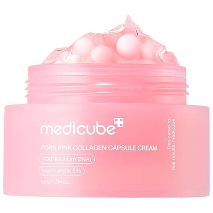 🏆 Medicube Capsule Cream - Double Hydration💦 & Anti-Aging Gel Moisturizer for All Skin Types ⏳| Hyaluronic Acid(PDRN, HA, Vit C, TXA)-LP