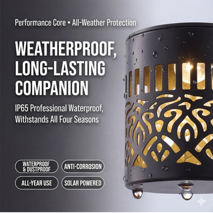 🌟 Make Your Garden Shine After Sunset ✨  Wireless Solar Garden Lights – Instantly Create a Warm & Beautiful Outdoor Atmosphere-&F