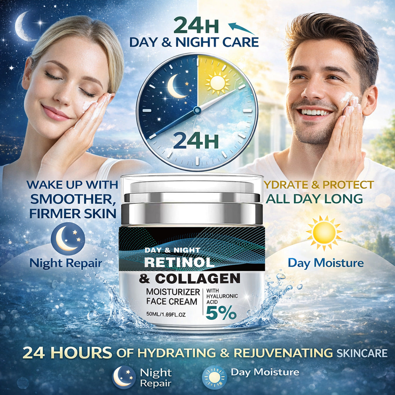 💎Age-Defying Retinol + Collagen Face Cream | 5% Advanced Anti-Aging Formula to Lift, Firm & Erase Wrinkles🎁-BP