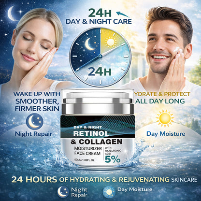 💎Age-Defying Retinol + Collagen Face Cream | 5% Advanced Anti-Aging Formula to Lift, Firm & Erase Wrinkles🎁-BP