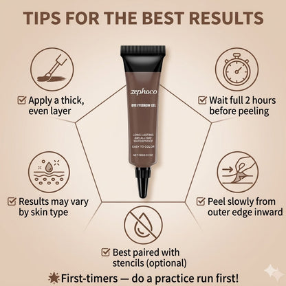 💜Peel-Off Brow Gel ✨Waterproof • Smudge-Proof • Long-Lasting • Effortlessly Beautiful Brows-EQ