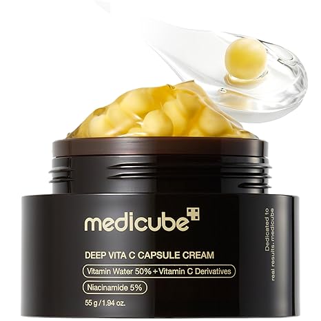 🏆 Medicube Capsule Cream - Double Hydration💦 & Anti-Aging Gel Moisturizer for All Skin Types ⏳| Hyaluronic Acid(PDRN, HA, Vit C, TXA)-LP