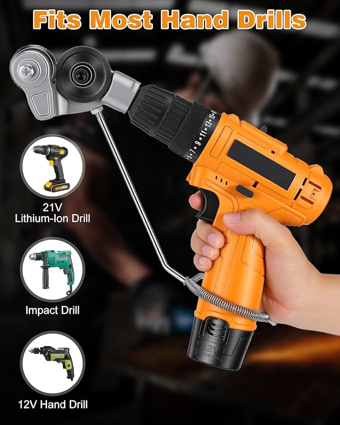 🔥Upgrade Your Drill in Seconds – High-Efficiency Metal Shears for Faster, Cleaner Cuts💎 -BP
