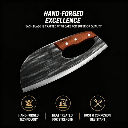 🔥The Ridgeback Forged Cleaver：The Ergonomic Knife Built for Real Cooking-EV