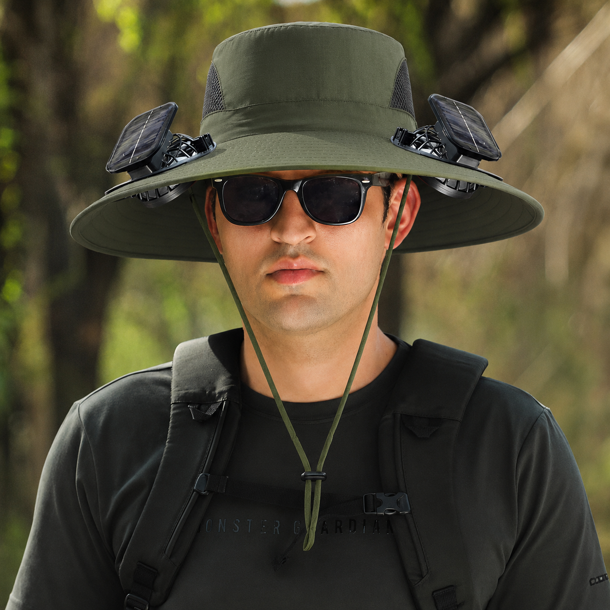 🔥Outdoor Cooling Fan Hat 🎁 Perfect Father's Day Gift-EQ