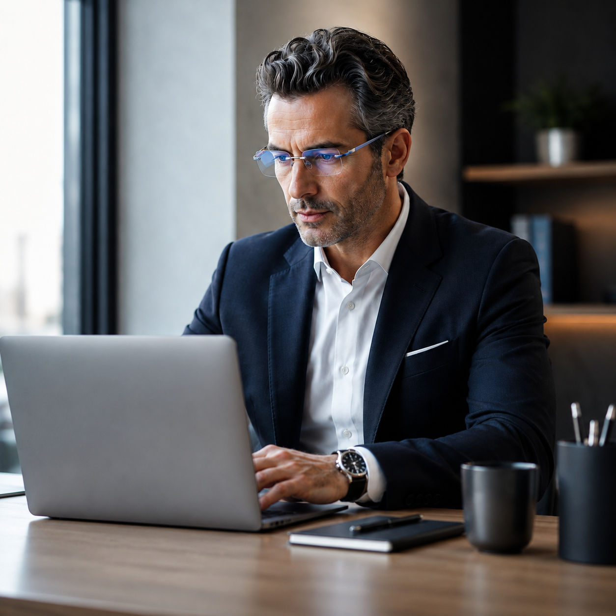 🔥Advanced Frameless Anti-Blue Light Glasses👓 | Auto-Focus Tech, Radiation Shield & UV Protection to Relieve Eye Strain-EQ