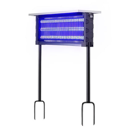 ⚡ Solar Powered Bug Zapper Outdoor | Auto Dusk-to-Dawn | Dual High Voltage Grid | IPX6 Waterproof | 99.9% Mosquito Killing Rate ☀️🛡️-&F