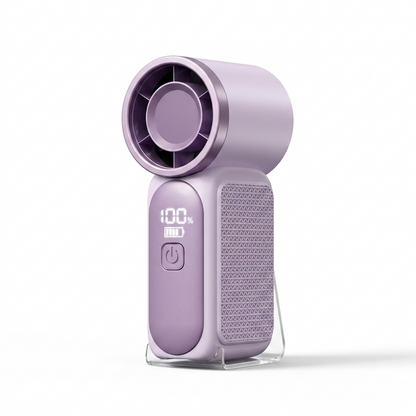 ❄️ Mini Handheld Fan | Pocket-Sized Turbo Airflow | Up to 18H Long Battery Life | LED Display | Ultra-Quiet Portable Personal Fan 🌀-&F