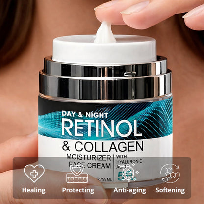 💎Age-Defying Retinol + Collagen Face Cream | 5% Advanced Anti-Aging Formula to Lift, Firm & Erase Wrinkles🎁-BP