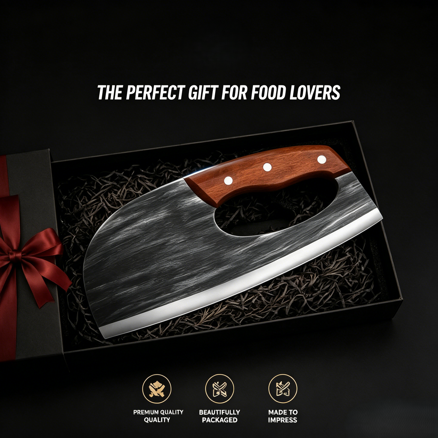 🔥The Ridgeback Forged Cleaver：The Ergonomic Knife Built for Real Cooking-EV