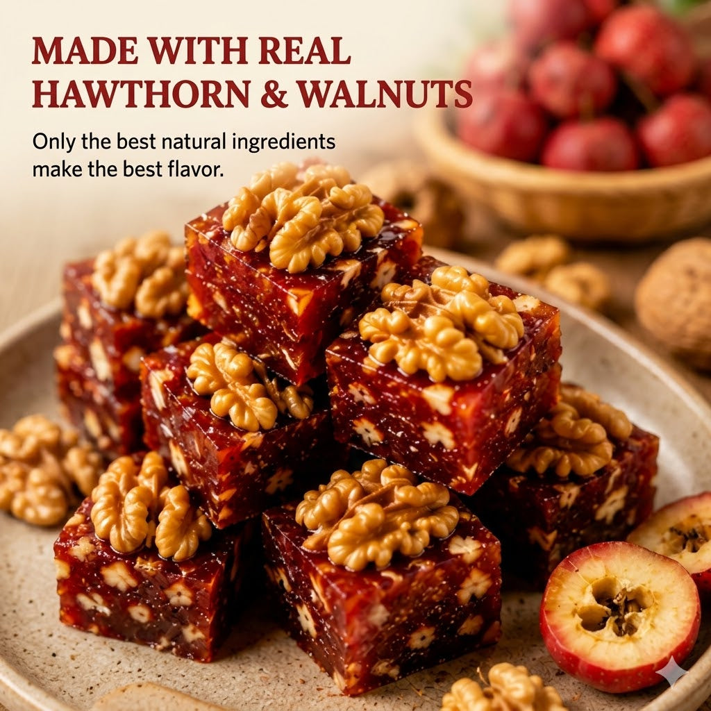 🧠✨Antioxidant Superfood Snack: Oven-Roasted Walnuts with Natural Hawthorn Berry-EV1