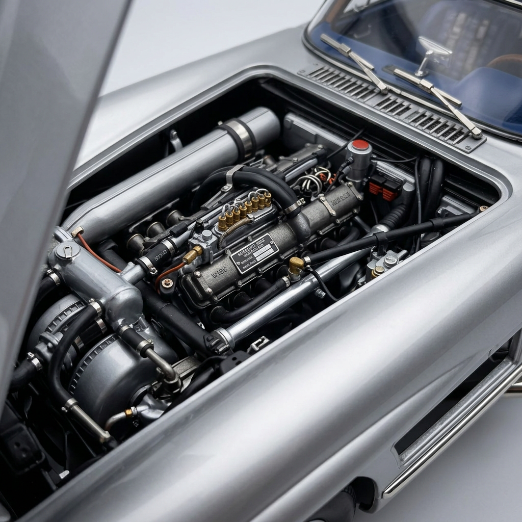 🔥Mercedes-Benz 300 SLR Uhlenhaut Coupe Model - 🏎️The World’s Most Expensive Classic Car Building Set, Exquisite Collectible Gift-BP