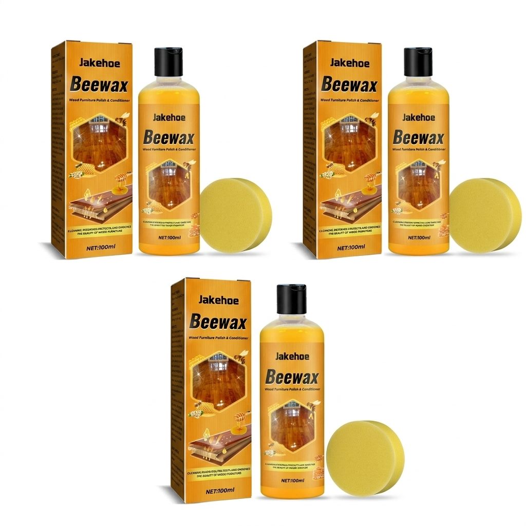 🔥🔥Hot Sale 49% OFF!!🐝Beeswax Wood Polish and Maintenance Liquid |💫Restore Shine & Protect Wooden Furniture-FO