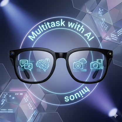 ✈️Wayfarer Smart Vision:  👓Where Iconic Style Meets Next-Gen AI Technology🔥-BP
