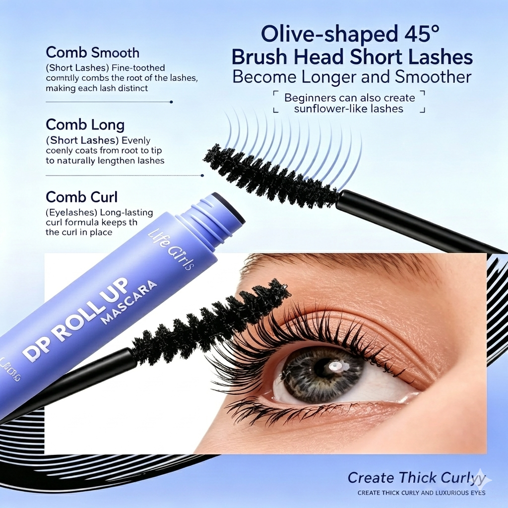 ✨ Anti-Gravity Waterproof Mascara | 24H Long-Lasting Curl & Clump-Free Lash Lift-LP
