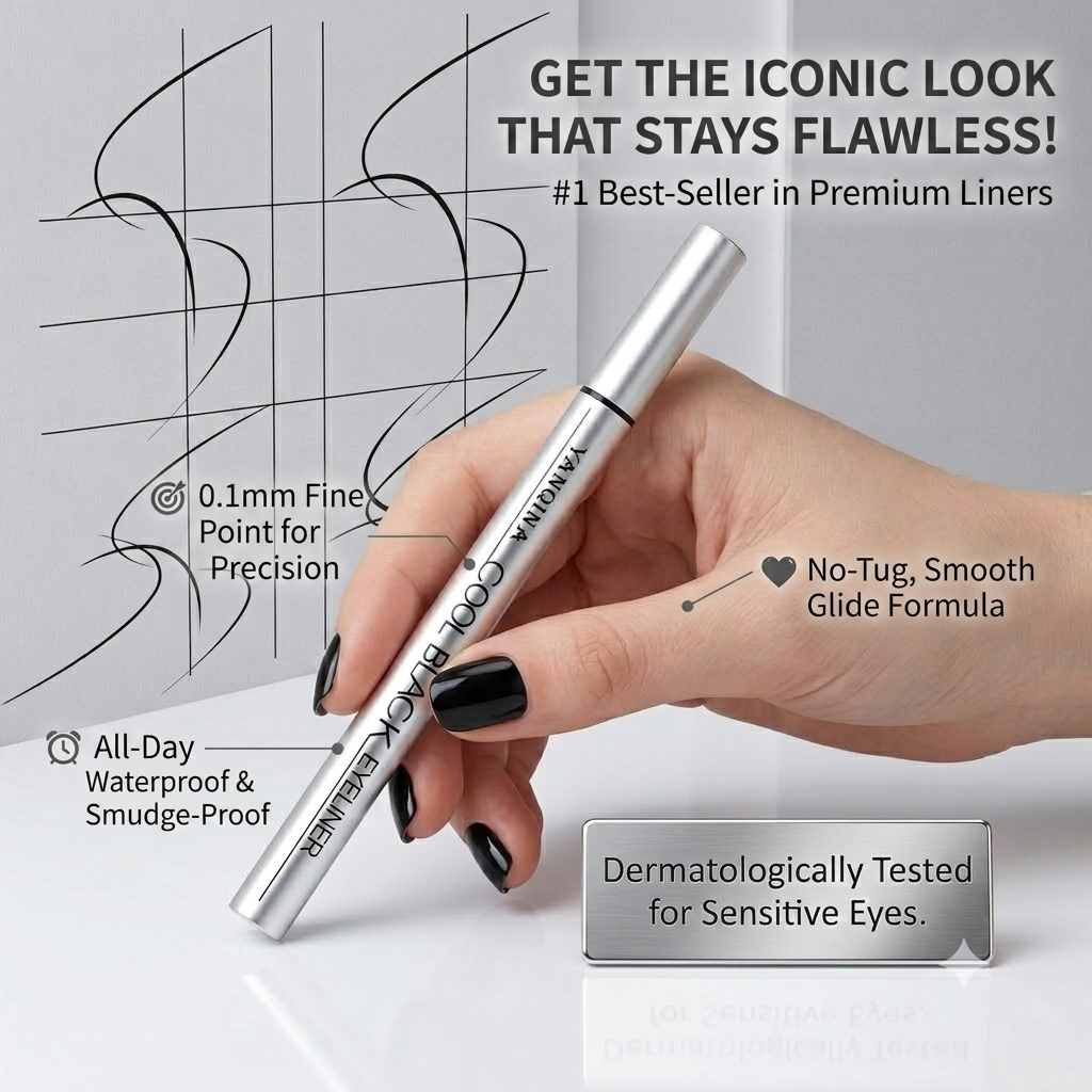 ✨The Effortless Precision Eyeliner🖋️: Designed Specifically for Your Mature Beautiful Eyes🎁-LP