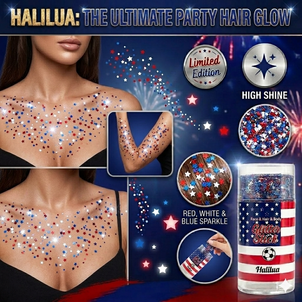 Be the Spark at the Party! ✨ The Ultimate 4th of July Glitter Stick.🎇-BP