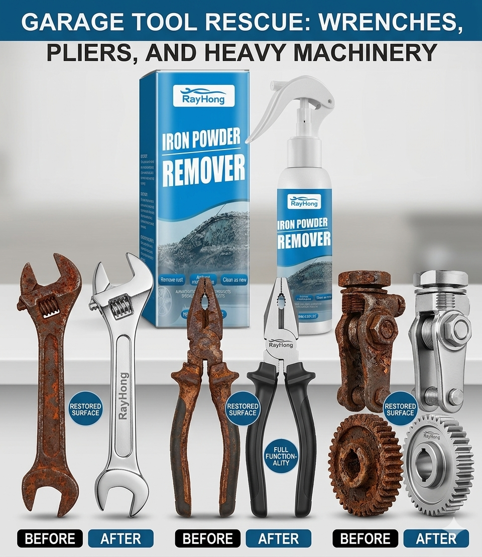 🔥🔥Hot Sale 66% OFF!!⚡Instant Rust Remover Spray – Fast, No-Scrub Formula for Cars & Tools🎁-LP