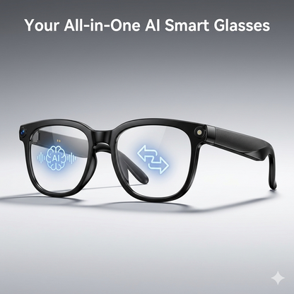 ✈️Wayfarer Smart Vision:  👓Where Iconic Style Meets Next-Gen AI Technology🔥-BP