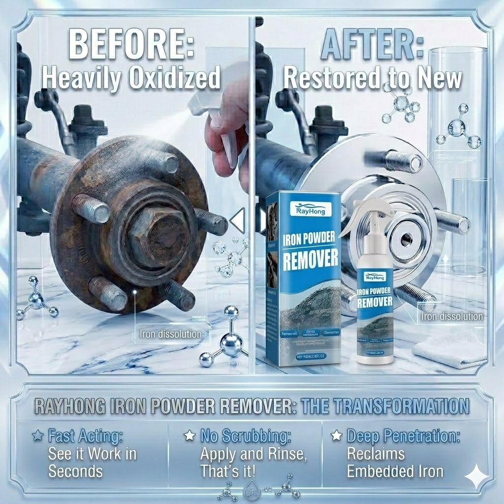 🔥🔥Hot Sale 66% OFF!!⚡Instant Rust Remover Spray – Fast, No-Scrub Formula for Cars & Tools🎁-LP