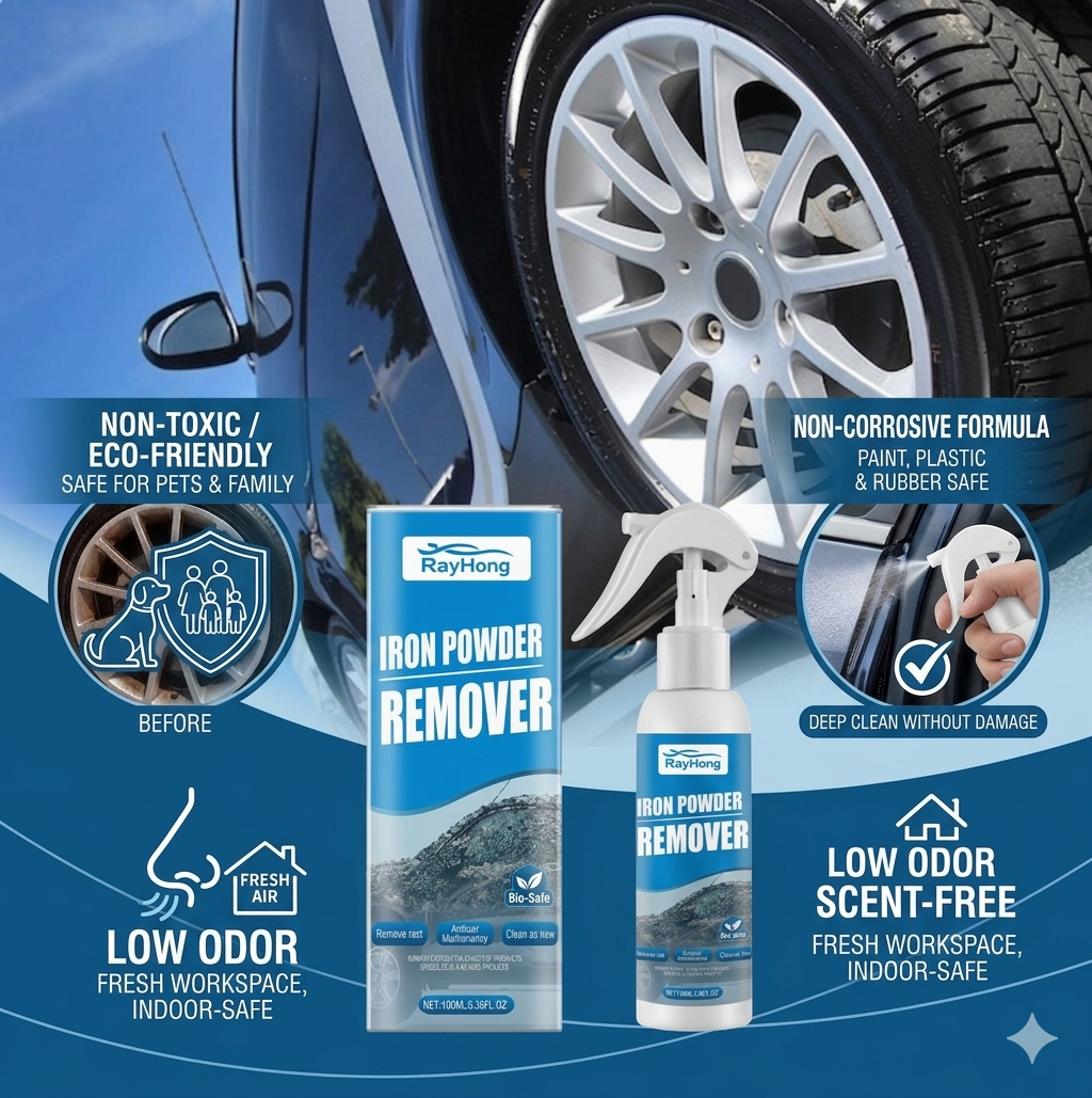 🔥🔥Hot Sale 66% OFF!!⚡Instant Rust Remover Spray – Fast, No-Scrub Formula for Cars & Tools🎁-LP